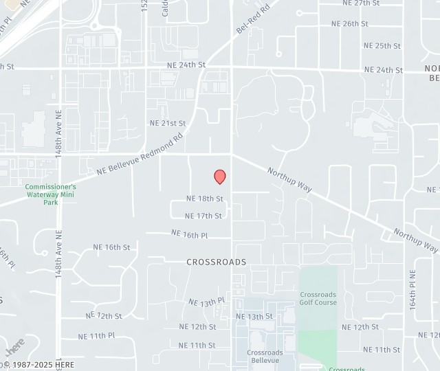 Location Map: 1811 156th Ave Bellevue, WA 98007